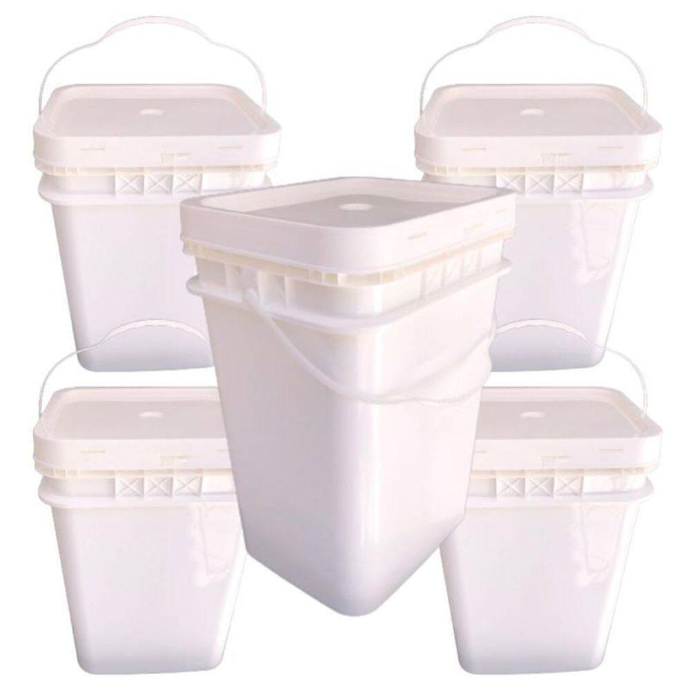 Balde plast 20l retang p vinagrete 5 pçs