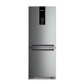 Geladeira Brastemp 447 Litros Frost Free Inverse Com Smart Flow e Fresh Box Inox Bre57fkana 127V