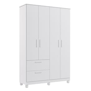 Guarda Roupa Infantil Jujuba 4 Portas e 2 Gavetas - Permóbili Baby