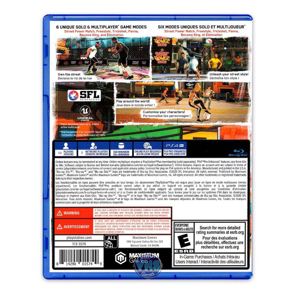 Street Power Soccer - PS4 - Mídia Física | Casas Bahia