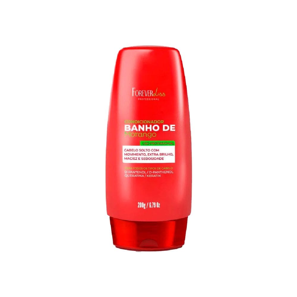 Condicionador Banho De Verniz Morango Forever Liss 200g