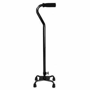 Base Pequena Quad Cane McKesson Steel 30 a 39 polegadas Altura Preto Preto 1 Cada um por McKesson