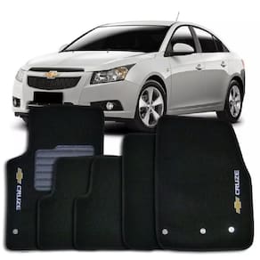 Tapete automotivo carpete com a base em pvc gm cruze 2017