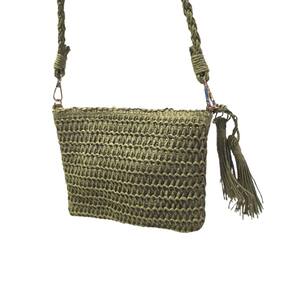 Bolsa Artesanal Lateral C/ Ziper Praia Festa