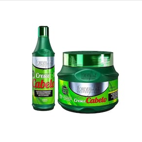Kit Cresce Cabelo Shampoo e Máscara Forever Liss