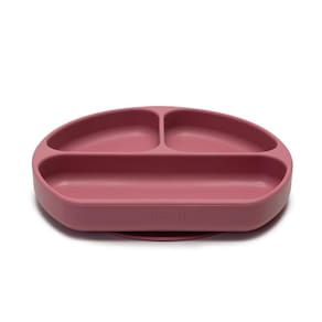 Prato de Silicone com Divisórias Piccolo Rosa - Infanti