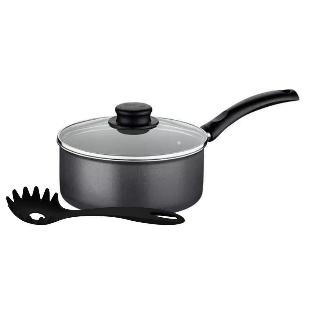 Panela antiaderente turim 1,4l cinza + pegador tramontina