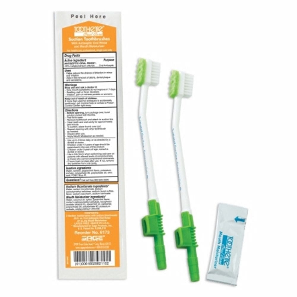 Kit de escova de dentes de sucção, pacote com 1 da Sage (pacote com 6)