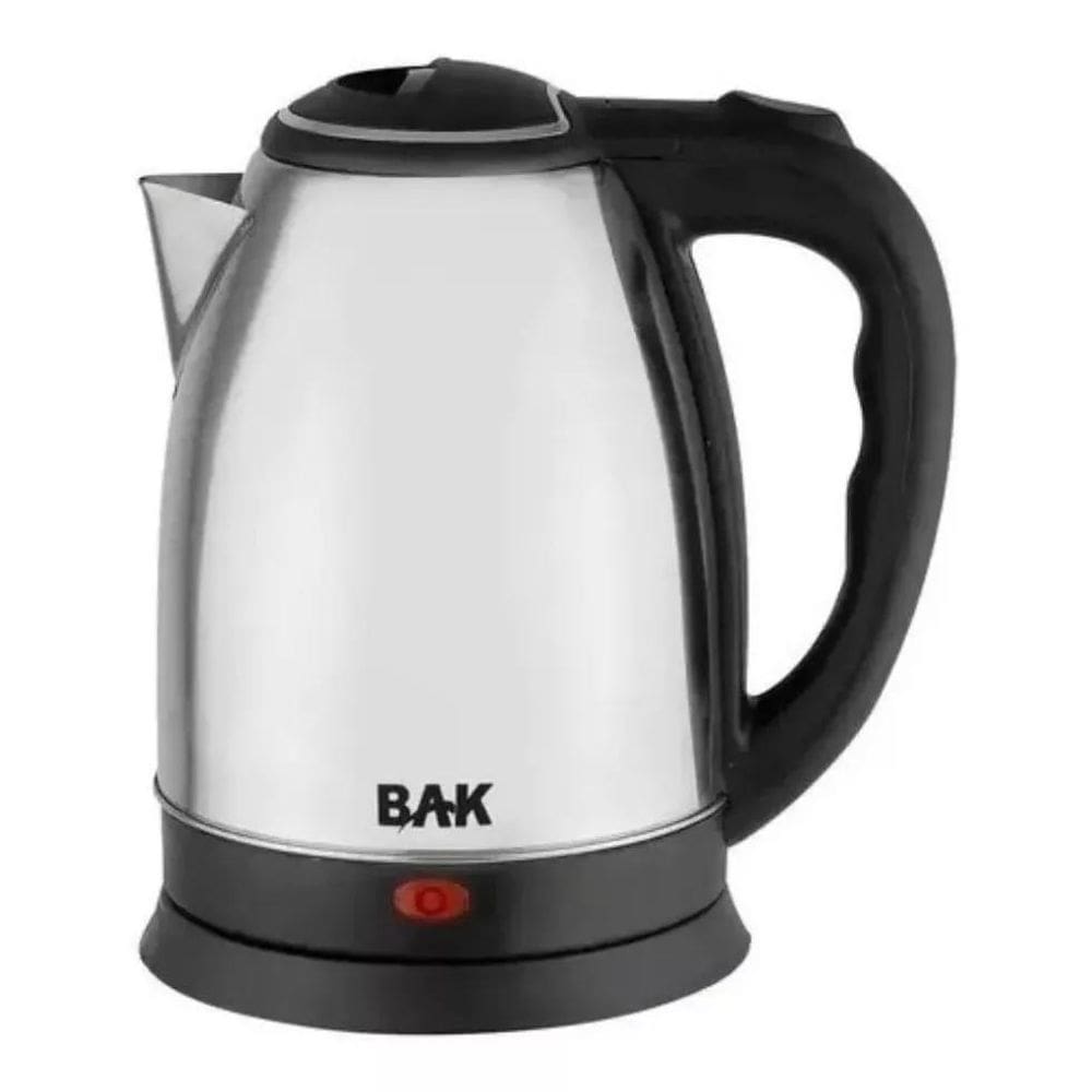 Chaleira elétrica rotação 360 bak-110v inox 1.8 l economica