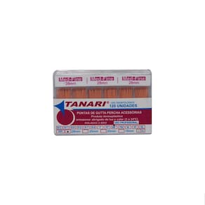Guta percha assessoria mf 28 mm rosa 120 un - tanari