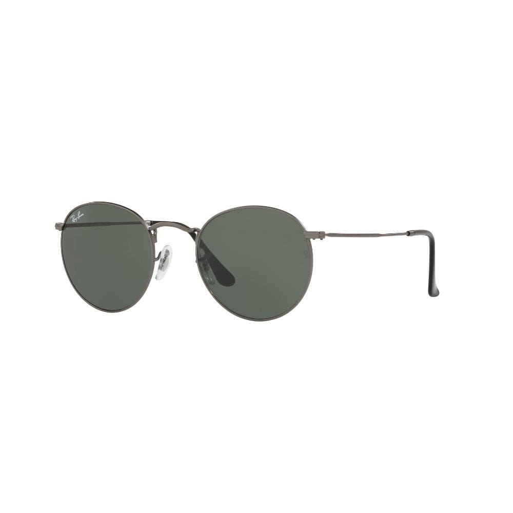 Óculos de Sol Round Metal Fosco Prata Ray-Ban