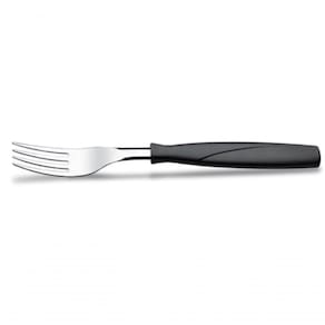 Garfo De Mesa Aço Inox Cabo Preto Brinox