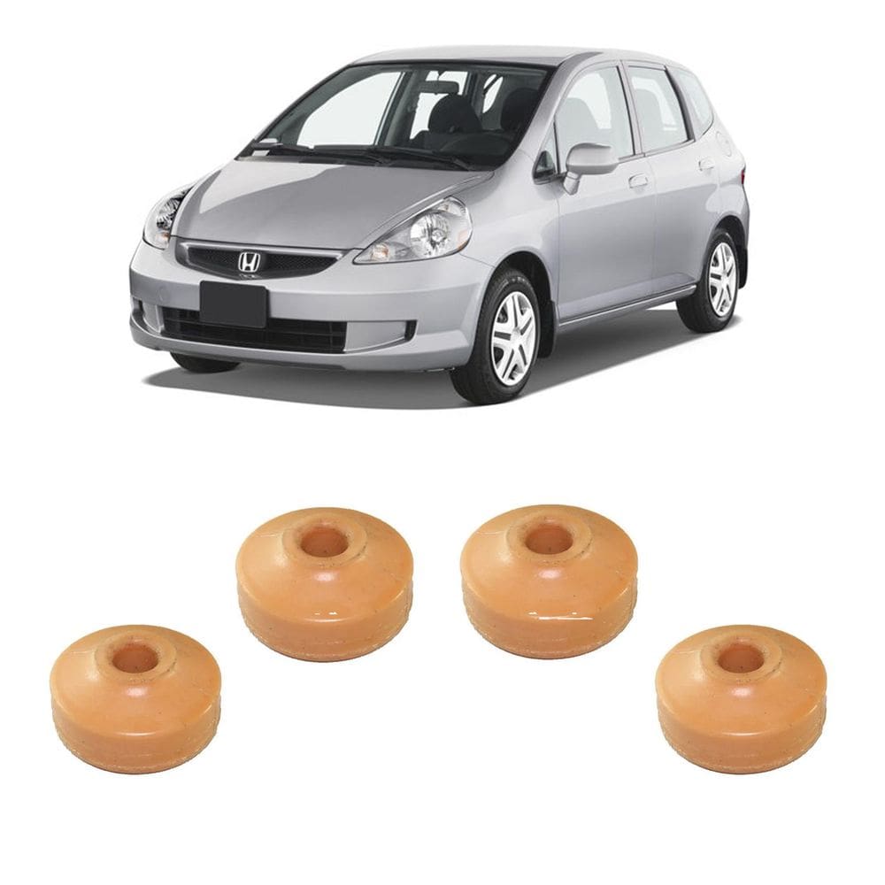 Kit 4 batente coxim amortecedor traseiro honda fit 2003-2005
