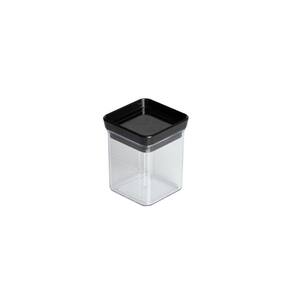 Mini pote hermetic lumini quadrado black 180 ml paramount