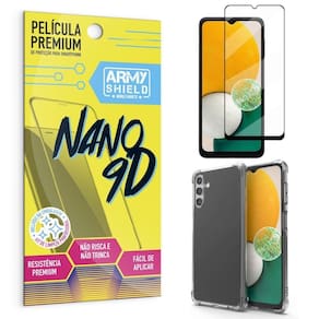 Kit capinha samsung a13 5g + película premium nano 9d