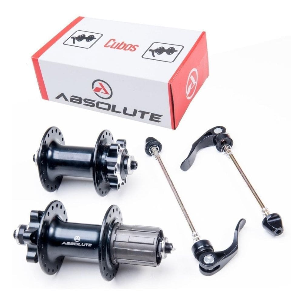 Cubo bike absolute wild disco rolamento cassete 36 furos par