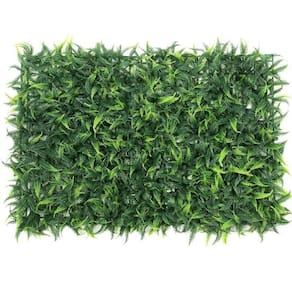 Kit 50 Placas Samambaia Verde Escuro 40 X 60Cm Muro Inglês