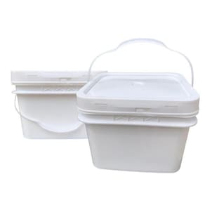 Balde p isca de peixe 10l retang 2 pçs