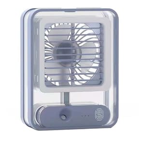 Ventilador portátil umidificador led | 3 velocidades