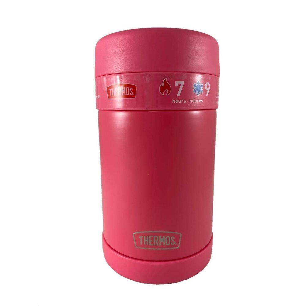 Pote Térmico Marmita Thermos Comida Andes Coral Colher 470Ml