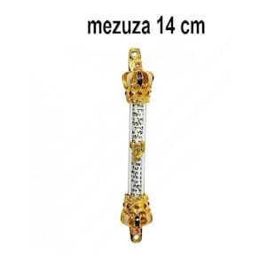 Mezuzá Judaico Luxo + Pergaminho - Importada De Israel