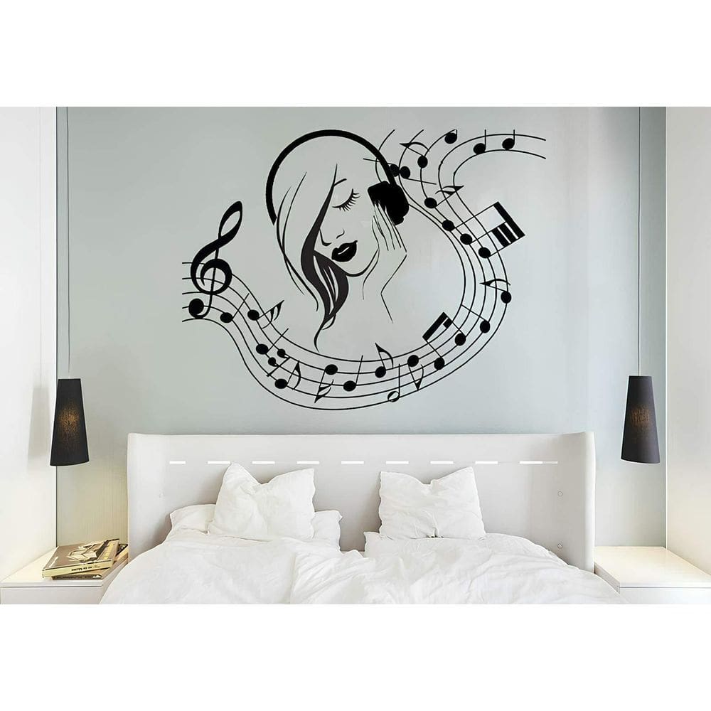Adesivo De Parede Nota Musical Mod12