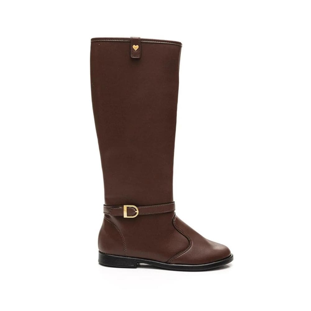 Bota Cano Alto Montaria Molekinha 2181104 Infantil Preto