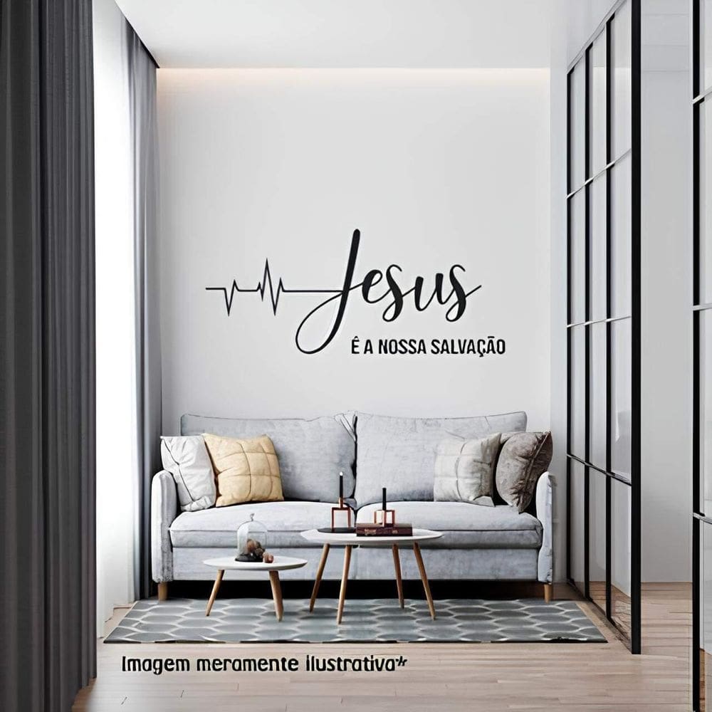 Adesivo De Parede Jesus É A Salvação