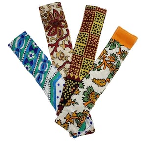 Kit 2 Canudos Bambu E Capinha Protetora 100% Algodão 15Cm