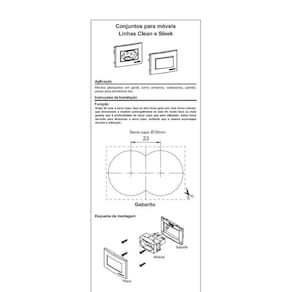 10 pç interruptor p/moveis margirius preto 10a 250
