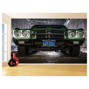 Papel De Parede 3D Carro Antigo Chevrolet Chevy 3,5M Cxr11