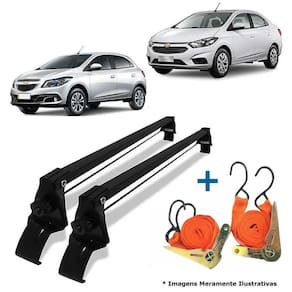 Rack Teto + 2 Cintas Onix E Prisma Ano 2013 Ate 2019