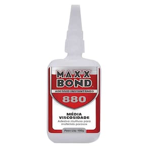 Super Cola Adesivo Instantâneo  880 Multiuso 100g -Maxx Bond