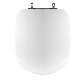 Assento Sanitário Poliéster Para Louça Life/Vogue Plus Celite/Deca Aço Reb. Oculto Branco Branco