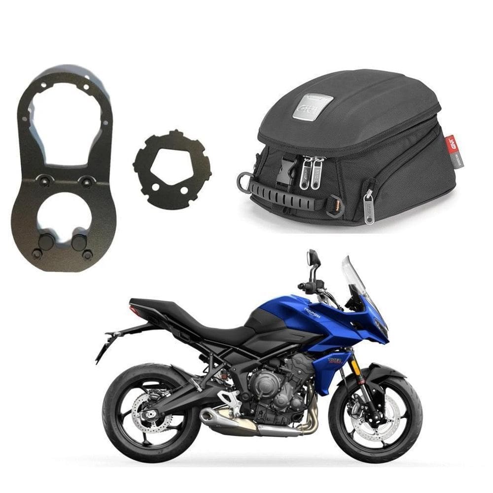 Kit Bolsa Tanque Givi Mt505 5L + Bocal Bf69 Tiger Sport 660