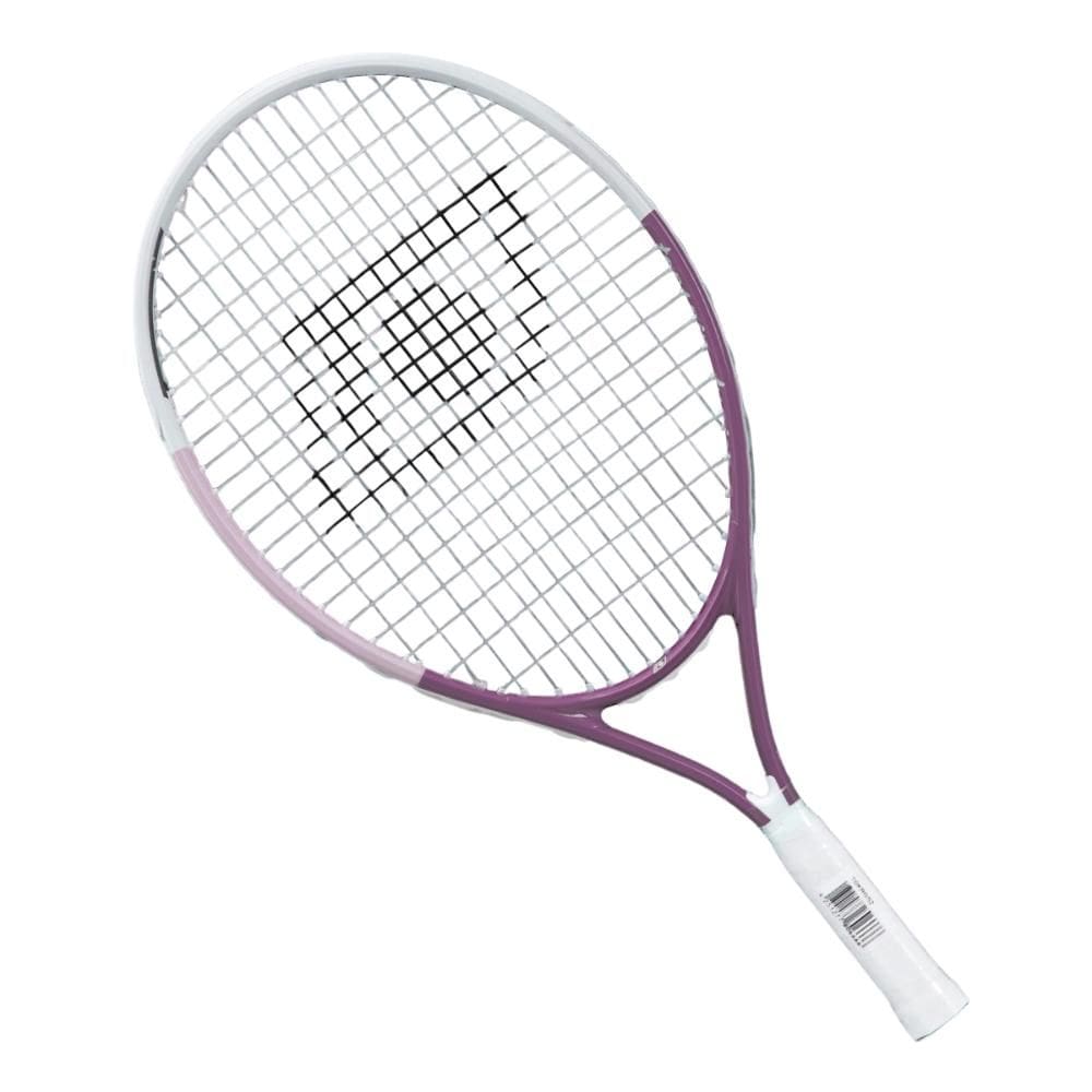 Raquete de Tênis Top Spin 23 Junior Branca e Rosa
