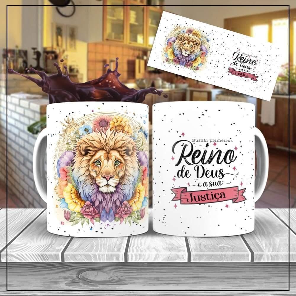 Caneca Personalizada Leão Da Tribo De Judá