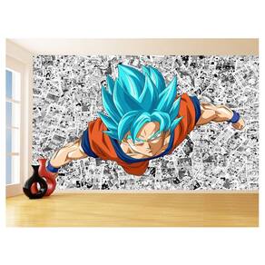 Papel De Parede Dragon Ball Goku Página Manga 3,5M Dbz536