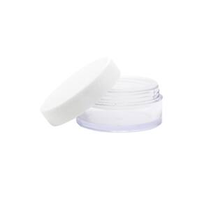 Kit 05 Potes Vazio Para Po Facial Com Peneira E Tampa 5Und.