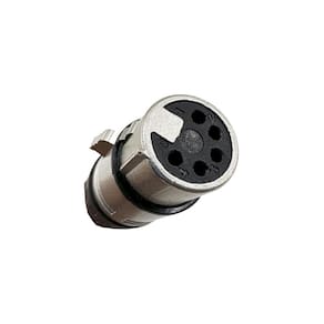 Cabo dmx de 20cm xlr fêmea de 3 pinos e xlr fêmea de 5 pinos