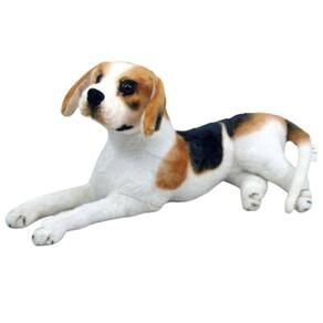 Cachorro Pelúcia Beagle Deitado 45 Cm Comprimento