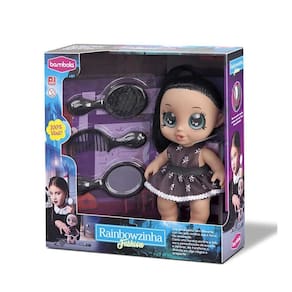 Boneca Baby Rainbowzinha Fashion Sombria +3 Anos Bambola