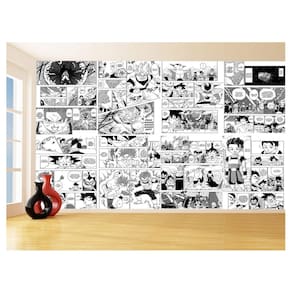 Papel De Parede 3D Dragon Ball Goku Vegeta Anime 3,5M Dbz19