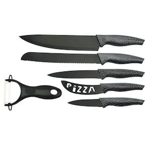 Jogo De Facas 6 Pecas Chefe Cozinha Talheres Inox