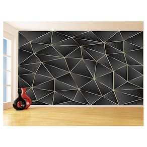 Papel De Parede Triangulos Moderno Gamer Linha 3,5M Txt41