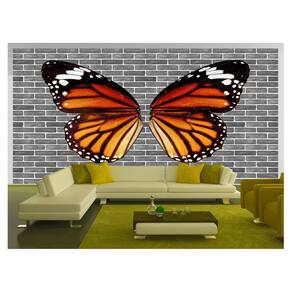Papel De Parede 3D Arte Asas Selfie Insta Cores 3,5M Tra441