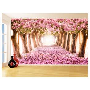 Papel De Parede 3D Estrada Caminho Paisagem 3,5M Nes134