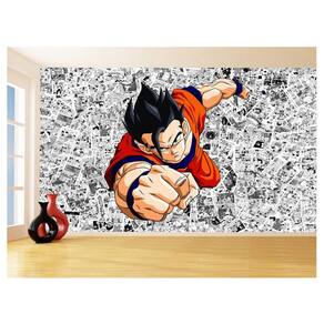 Papel De Parede 3D Dragon Ball Goku Gohan Anime 3,5M Dbz601