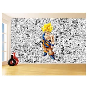 Papel De Parede Dragon Ball Goku Página Manga 3,5M Dbz554