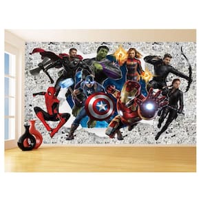Papel De Parede 3D Heróis Página Quadrinhos Hq 3,5M Nhma209